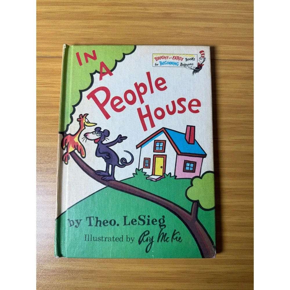 In A People House by Theo LeSieg Illustrated by Roy McKie Bright‎ and Early Book